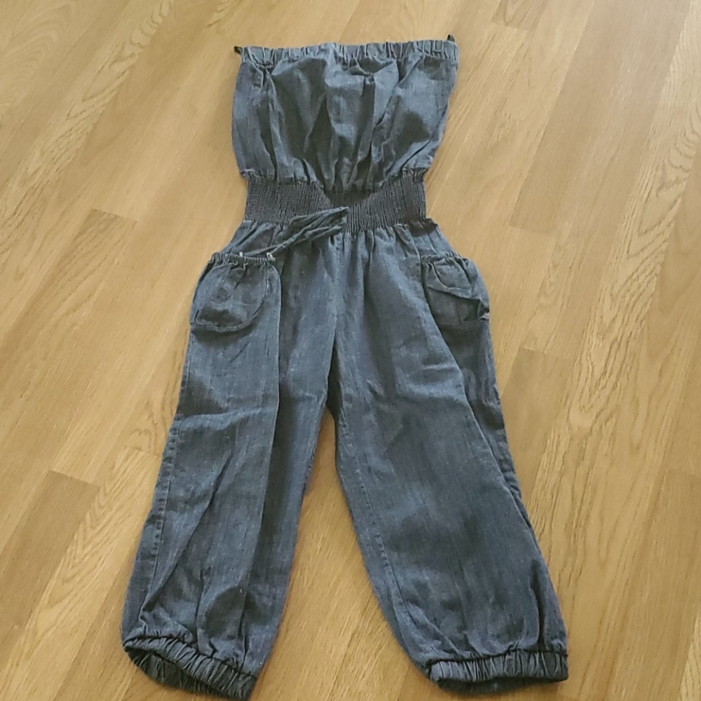Strapless jumpsuit